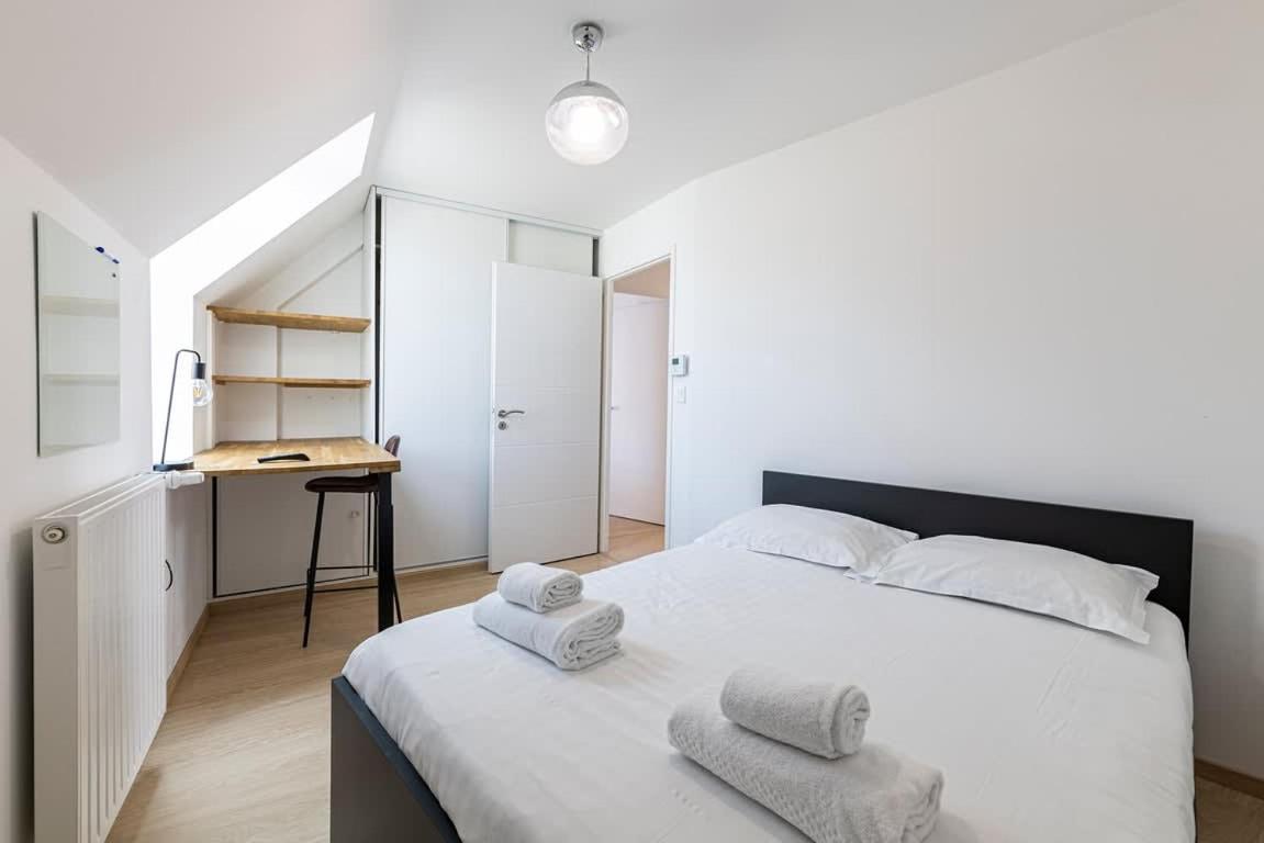 Le Maginot, T4 De Standing, Terrasse Et Parking Rennes Exterior foto