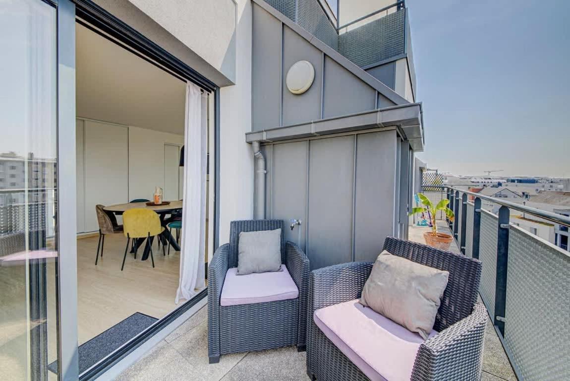 Le Maginot, T4 De Standing, Terrasse Et Parking Rennes Exterior foto
